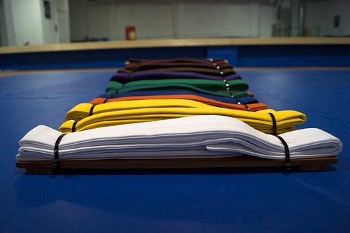 the bang muay thai belt system uses colored belts similar to karate