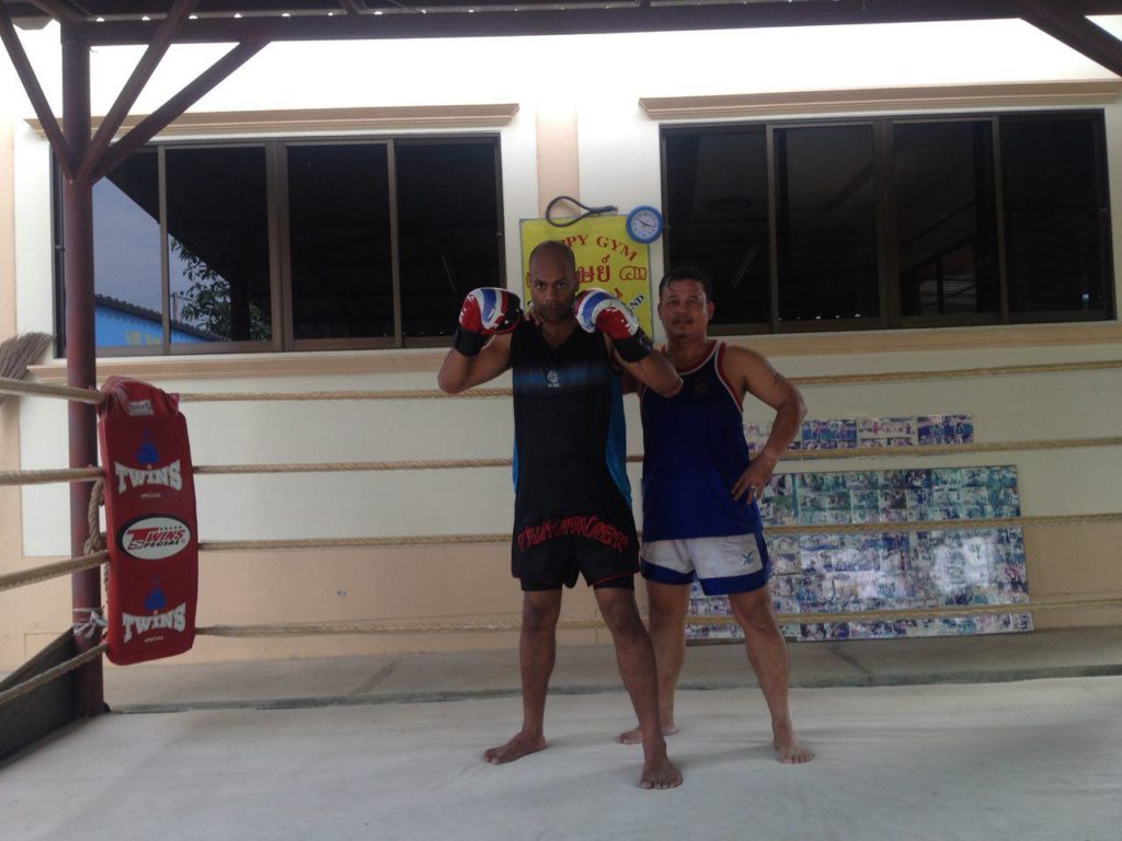 Mr Happy taught me about muay thai in chiang mai